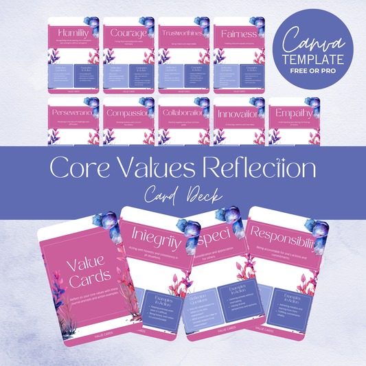 Values Reflection Card Deck