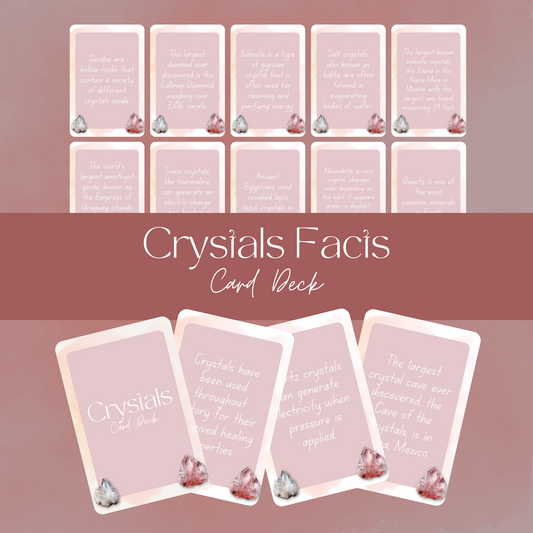 Crystals Facts Card Deck